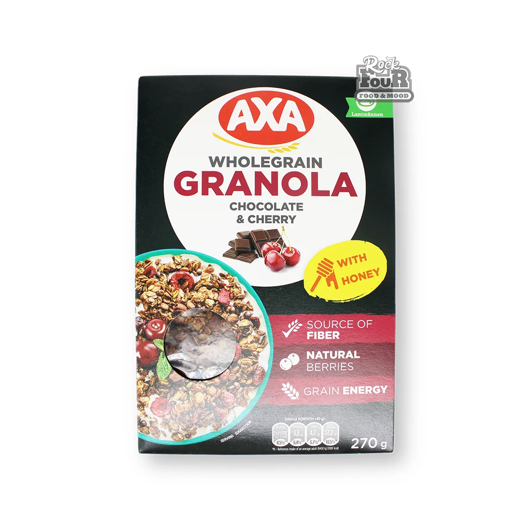 Muesli "AXA Granola" with chocolate and cherries 270g